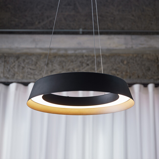 Loop LED-pendant light （ループペンダントライト） BK/CGD