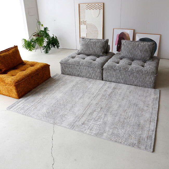 ブルジオ ラグ（アイボリー） アイボリー※画像のサイズは160X230 です。