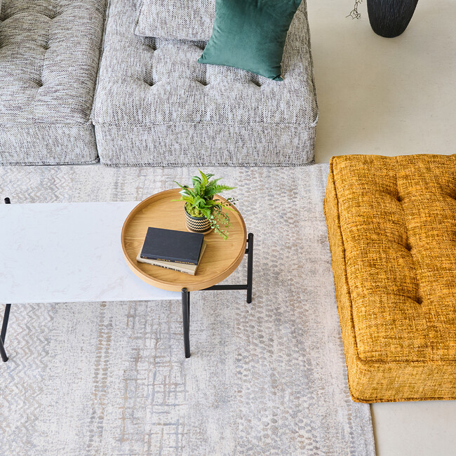 ブルジオ ラグ（アイボリー） アイボリー※画像のサイズは160X230 です。