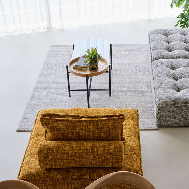 ブルジオ ラグ（アイボリー） アイボリー※画像のサイズは160X230 です。