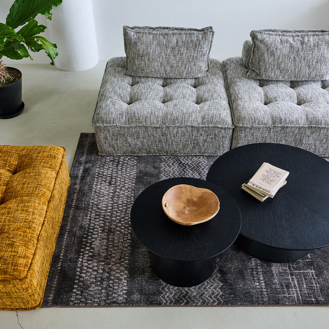 ブルジオ ラグ（ブラック） ブラック※画像のサイズは160X230 です。