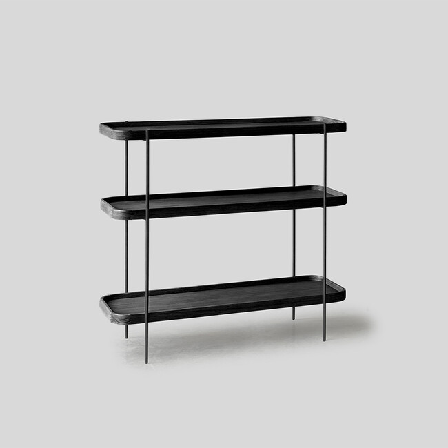 humla (フムラ) 100 shelf（Black） 100 LOW