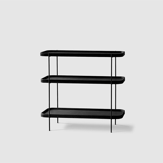 humla (フムラ) 100 shelf（Black） 100 LOW