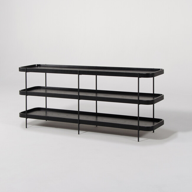 humla (フムラ) 152 shelf（Black ） 152 low black
