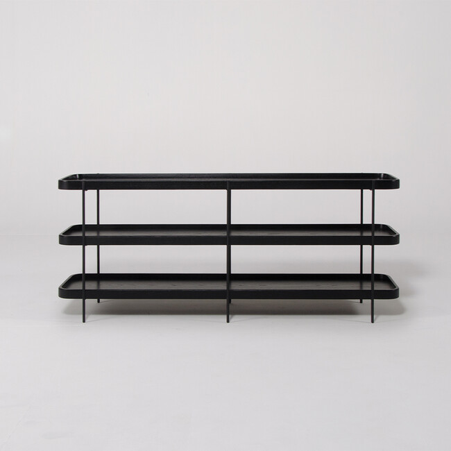 humla (フムラ) 152 shelf（Black ） 152 low black