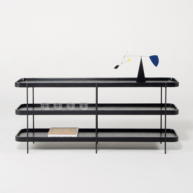 humla (フムラ) 152 shelf（Black ） 152 low black
