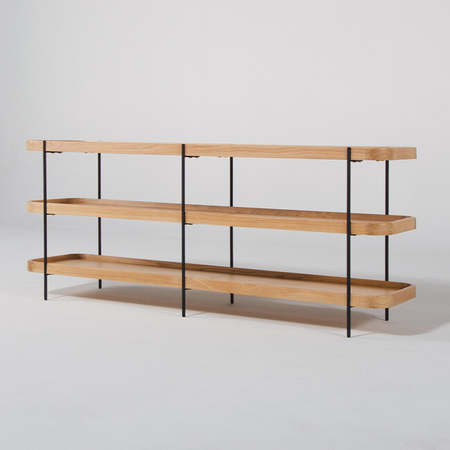 humla (フムラ) 152 shelf（Light oak） 152 low light oak