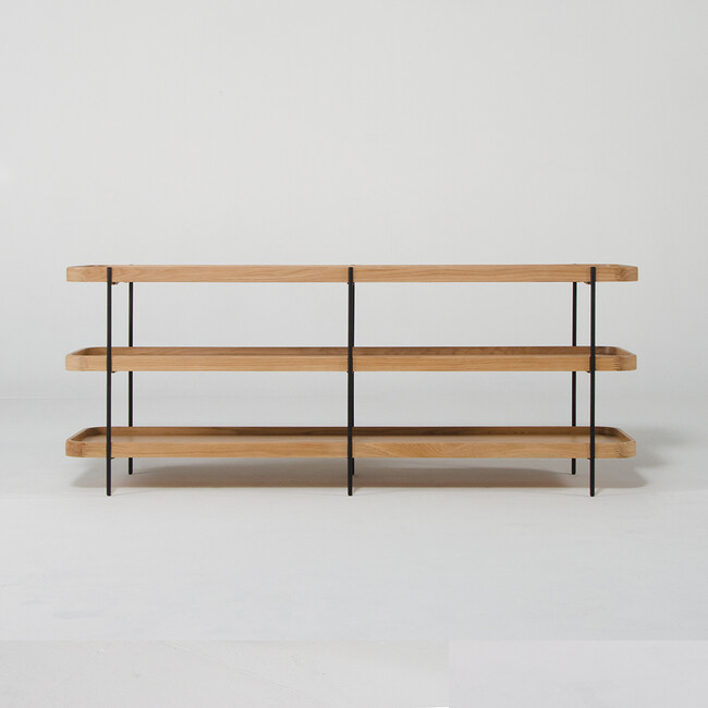 humla (フムラ) 152 shelf（Light oak） 152 low light oak