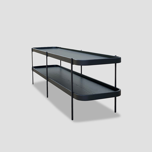humla (フムラ) 152 TV shelf（Black） 152 TV shelf black
