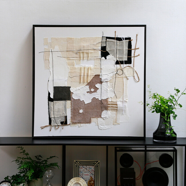 アーティ コラージュ 80×80 cm アート 