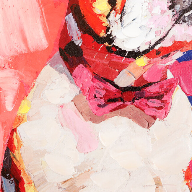 Dog pink (ドッグピンク) 32×40cm Dog pink (ドッグピンク)