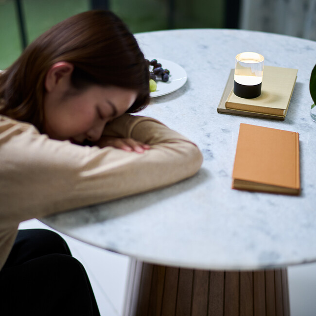 リチャージブルグローロッド L （6×12cm）（テーブルランプ） 