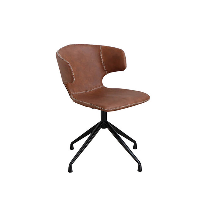 ARM（アーマー）ラウンド（回転）チェア（キャメル） キャメル