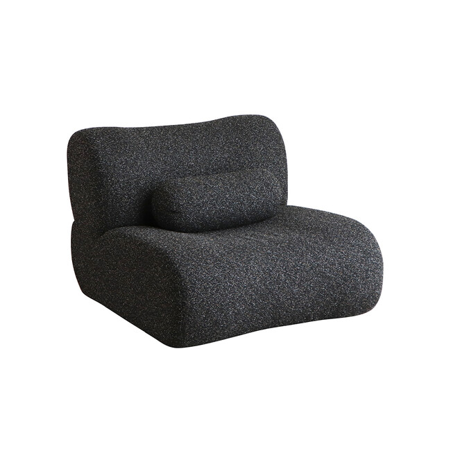 SLS（サルス）1.5P ソファ（ブラック） ブラック