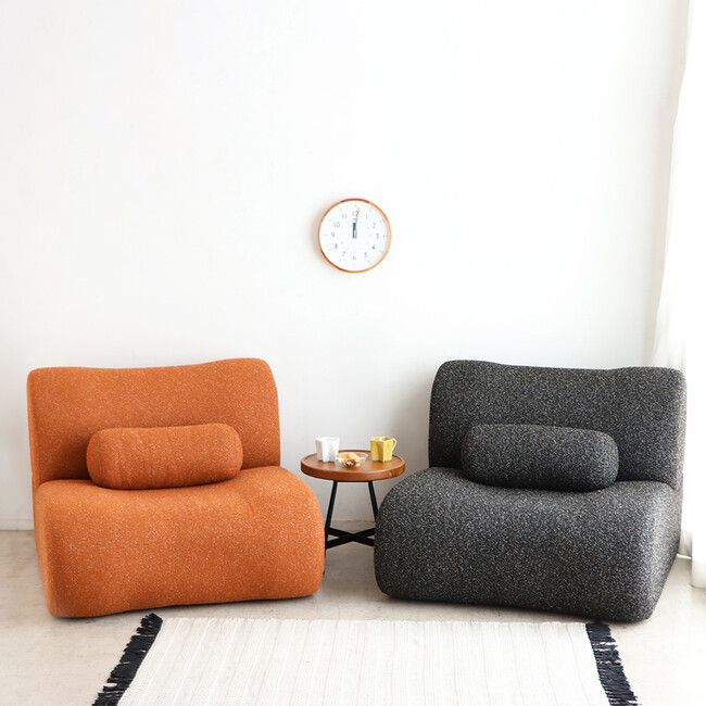 SLS（サルス）1.5P ソファ（ブラック） 