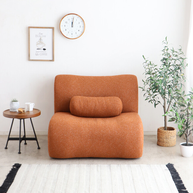SLS（サルス）1.5P ソファ（オレンジ） オレンジ