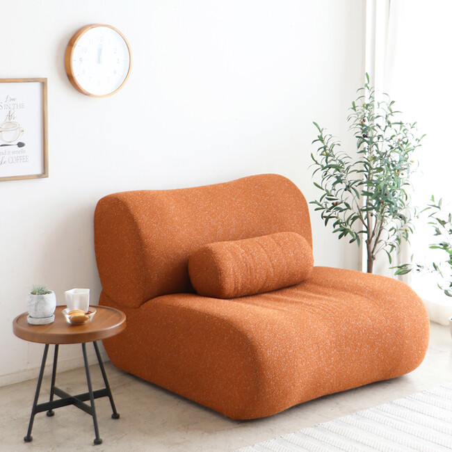 SLS（サルス）1.5P ソファ（オレンジ） オレンジ