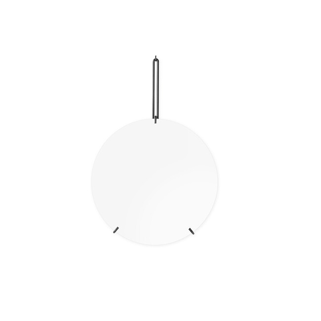 WMBL30 ウォールミラー Φ30cm (ブラック) 