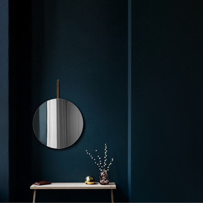 WMBR50 ウォールミラー Φ50cm (ブラス) 