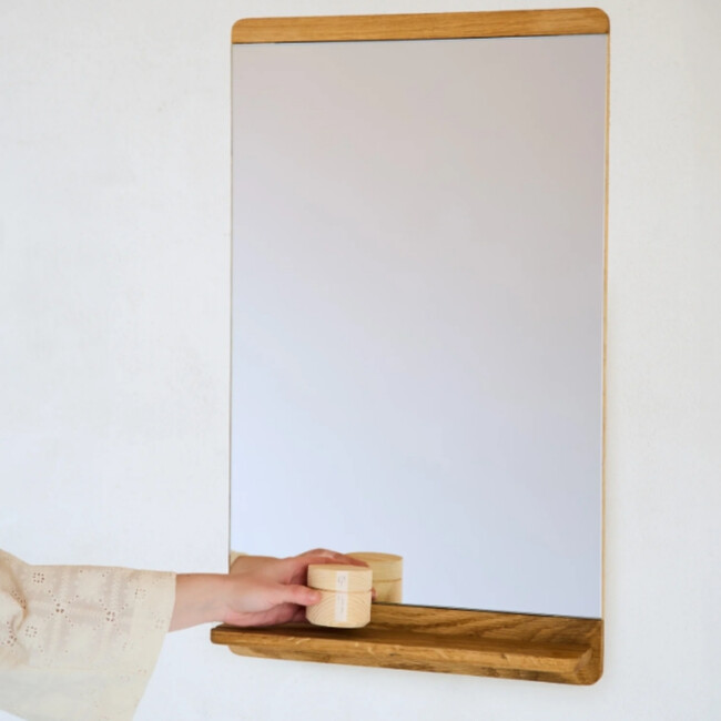 2400 リム ウォールミラー (オーク) 