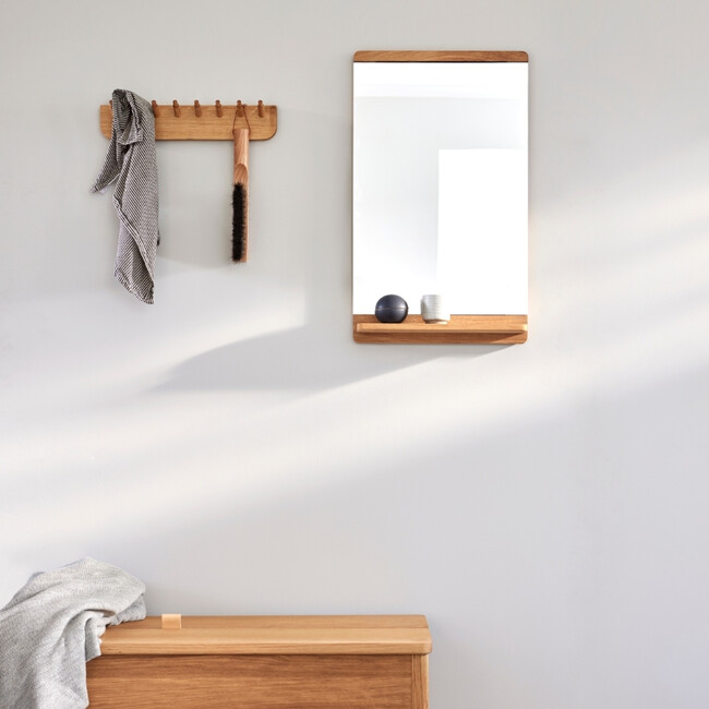 2400 リム ウォールミラー (オーク) 