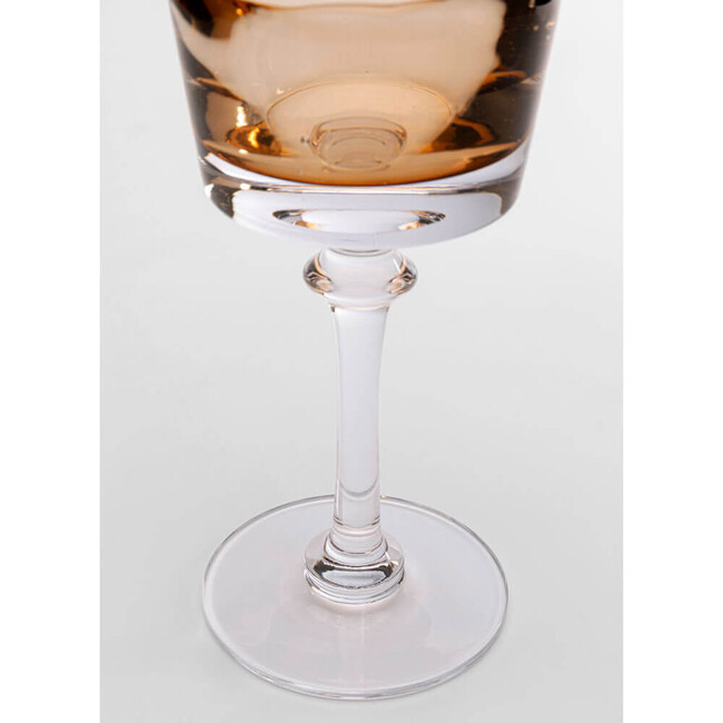 ミミアンバー 21cm レッドワイングラス 