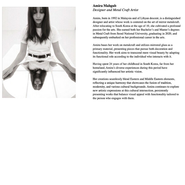 オーバルクッションミラー (ブラック) 