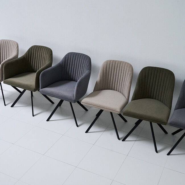 N-VISTA（エヌビスタ）チェア（アーム無）ベージュ 