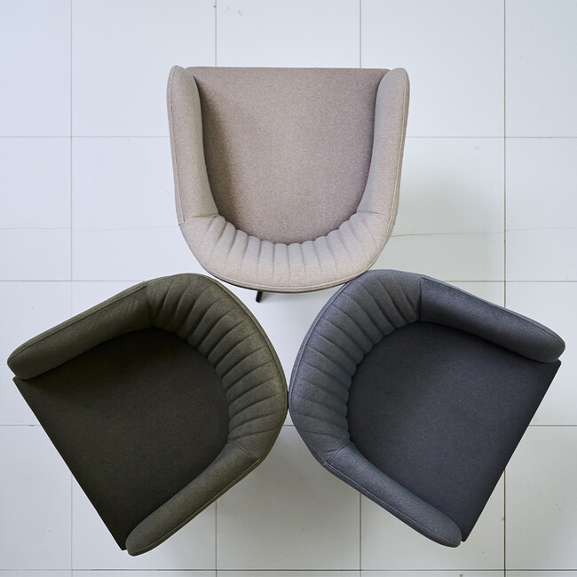 N-VISTA（エヌビスタ）チェア（アーム無）ベージュ 