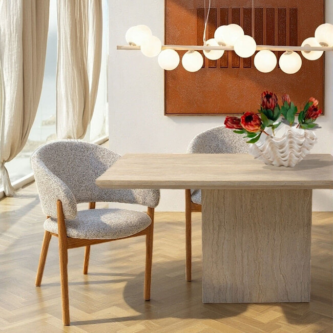 トラベルチーノ 160×90cm　ダイニングテーブル 