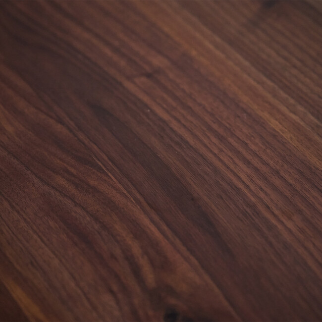 ウィルティック ハーフラウンド  ダイニングテーブル ヨコハギ無垢（ ウォールナット） 