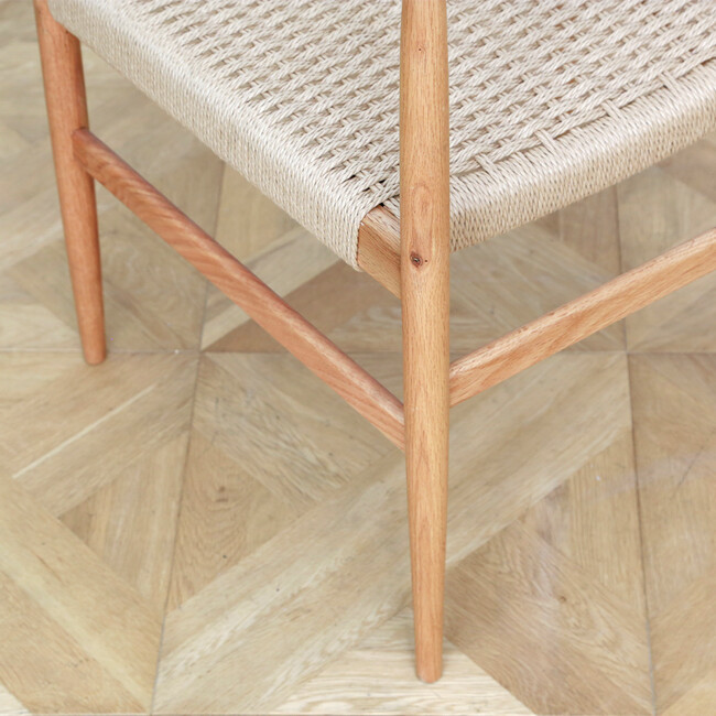 HS（エイチエス）ペーパーコード チェア（レッドオーク） 