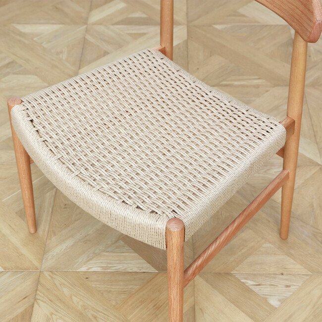 HS（エイチエス）ペーパーコード チェア（レッドオーク） 