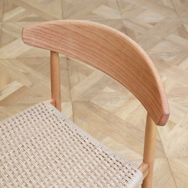 HS（エイチエス）ペーパーコード チェア（レッドオーク） 