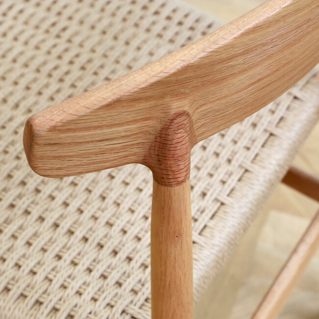 HS（エイチエス）ペーパーコード チェア（レッドオーク） 