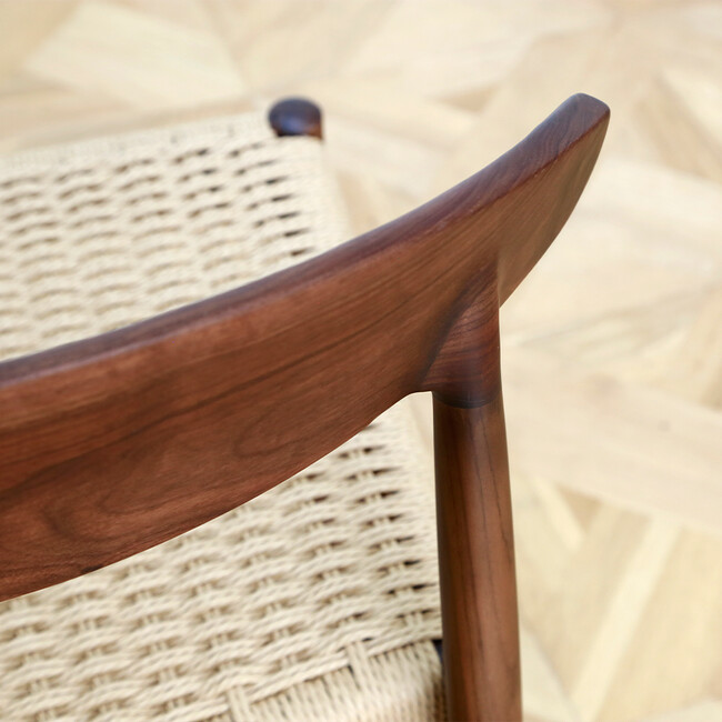 HS（エイチエス）ペーパーコード チェア（ウォールナット） 