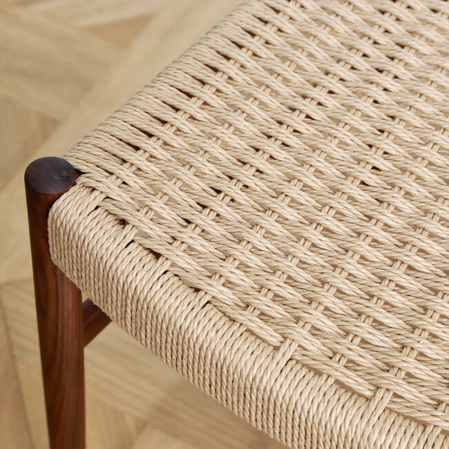 HS（エイチエス）ペーパーコード チェア（ウォールナット） 