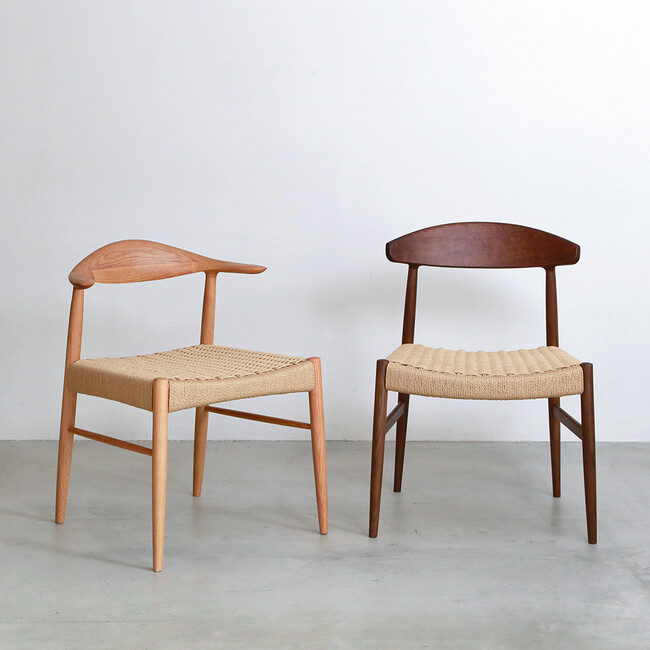 HS（エイチエス）ペーパーコード チェア（ウォールナット） 