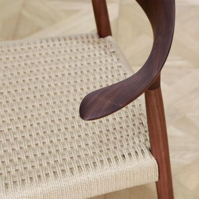 AL （エーエル）ペーパーコード チェア（ウォールナット） 