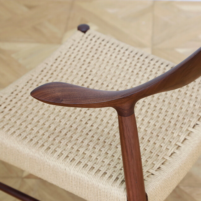 AL （エーエル）ペーパーコード チェア（ウォールナット） 