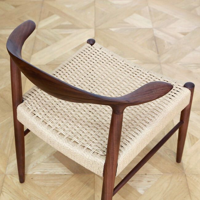 AL （エーエル）ペーパーコード チェア（ウォールナット） 