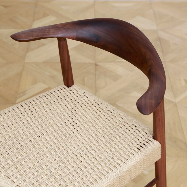 AL （エーエル）ペーパーコード チェア（ウォールナット） 