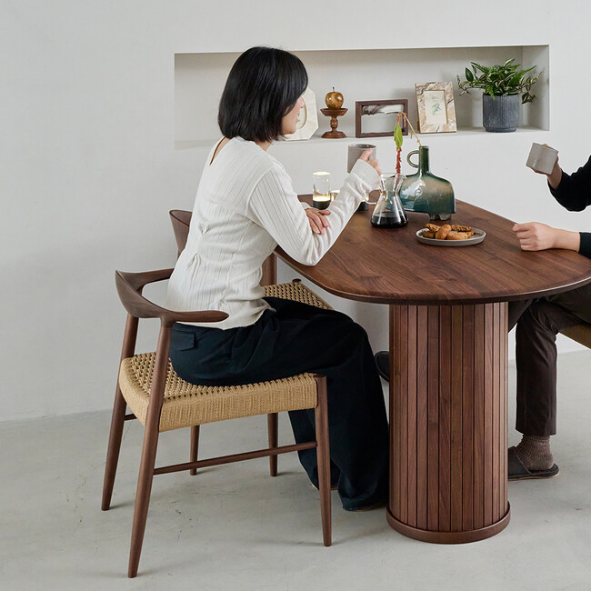 AL （エーエル）ペーパーコード チェア（ウォールナット） 