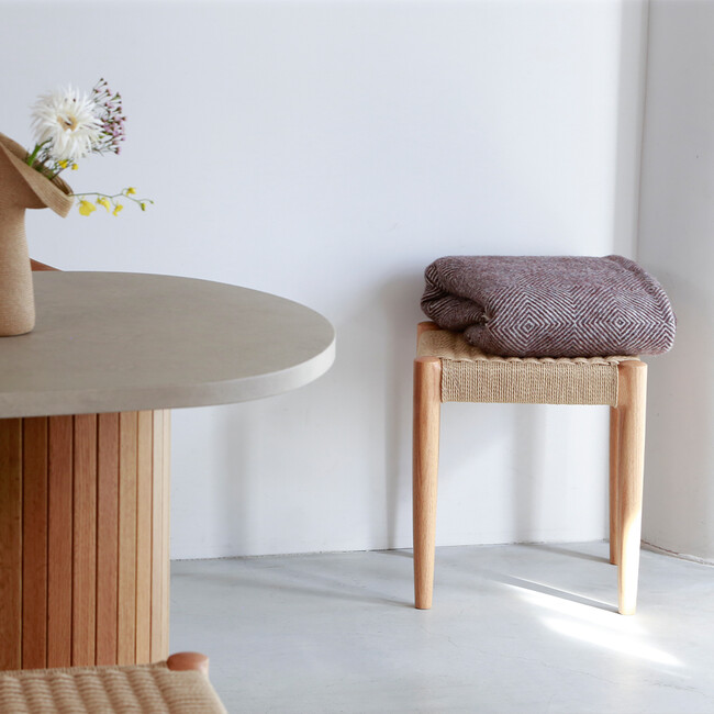 AL （エーエル）ペーパーコード スツール（レッドオーク） 