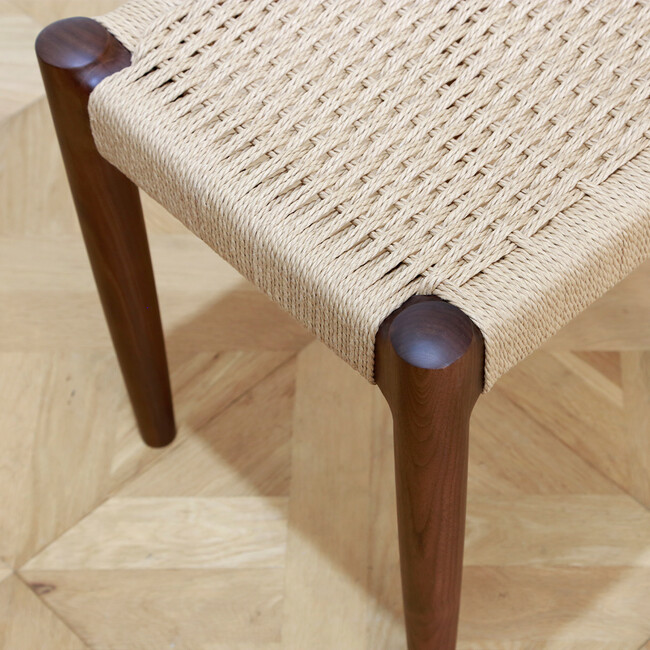 AL （エーエル）ペーパーコード スツール（ウォールナット） AL ウォールナット