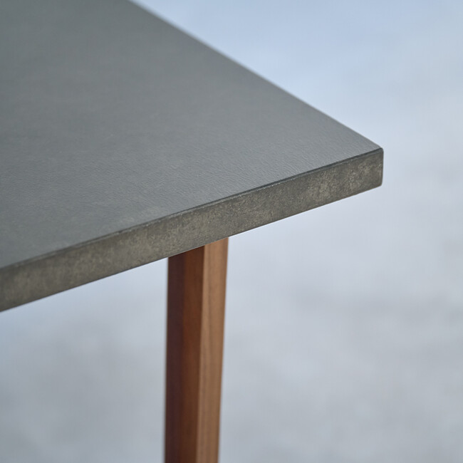 ウィルティック マティエラ塗装 ダイニングテーブル （横幅150 x 奥行85 cm） DGY 