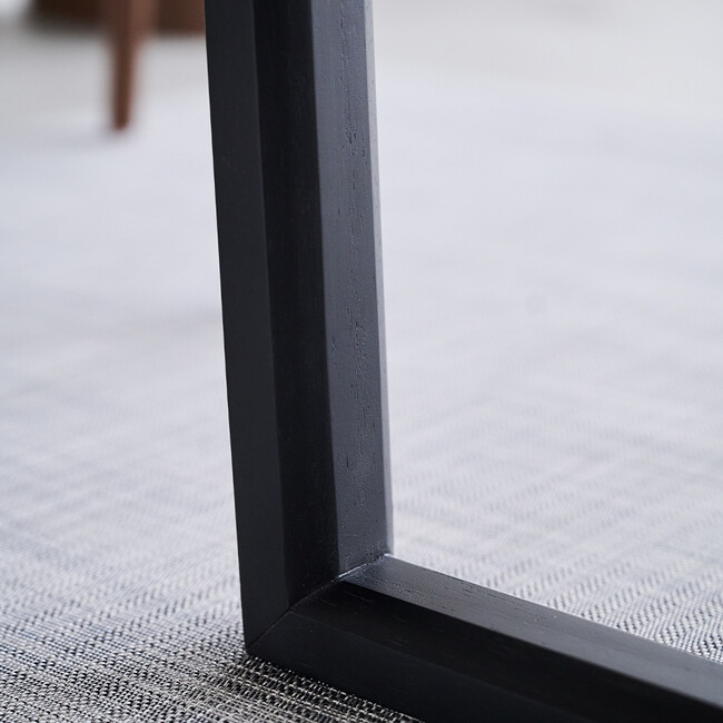 ウィルティック ヨコハギ無垢 ダイニングテーブル （横幅140 x 奥行80 cm） ウォールナット 