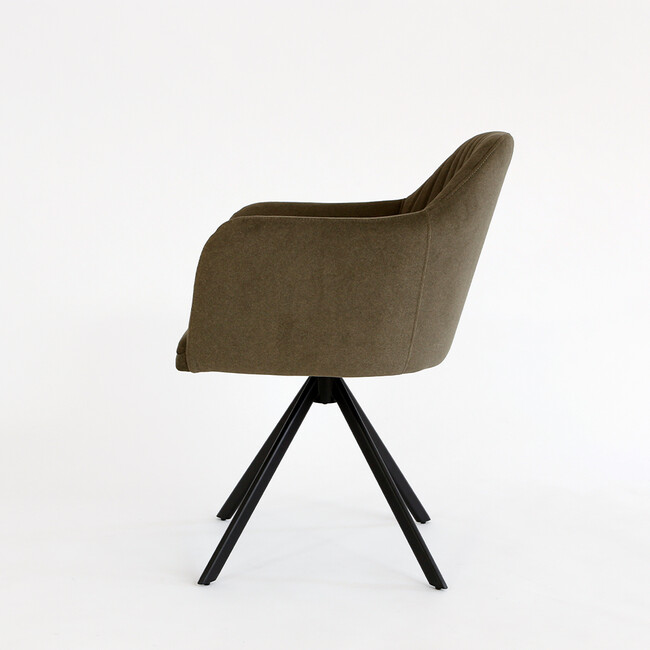 N-VISTA（エヌビスタ）チェア（アーム有）オリーブ 