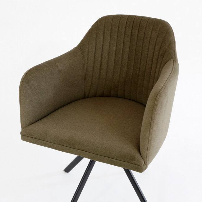 N-VISTA（エヌビスタ）チェア（アーム有）オリーブ 