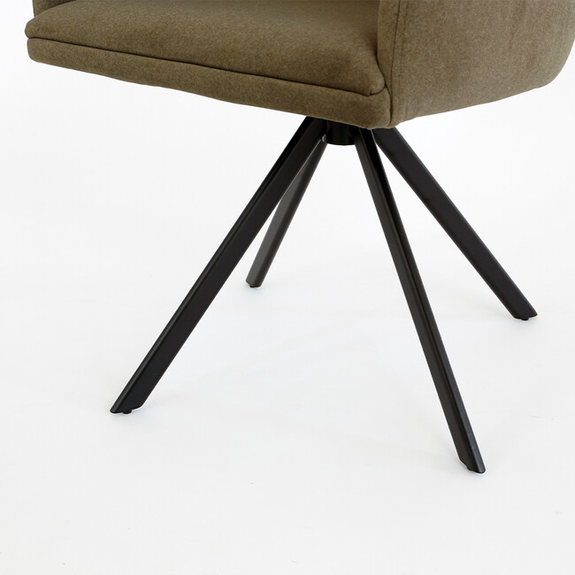 N-VISTA（エヌビスタ）チェア（アーム有）オリーブ 